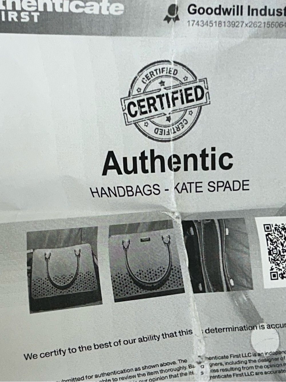 kate spade White Laser-Cut Floral Top-Handle Satchel Approx. 11.5 x 8 x 5 - Picture 17 of 17
